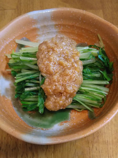 水菜の酢味噌和え-レシピのメイン写真