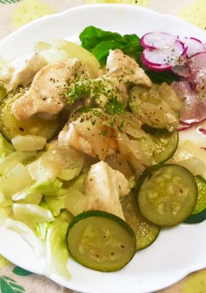 やわらか♡鶏ムネ肉の白ワイン蒸し-レシピのメイン写真