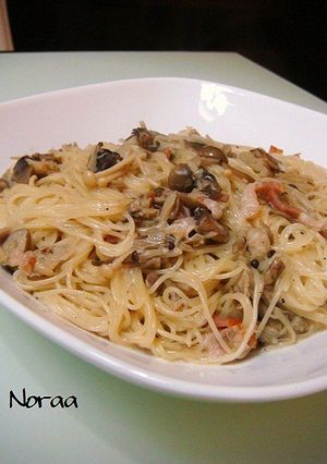 きのこで和風なクリームパスタ-レシピのメイン写真