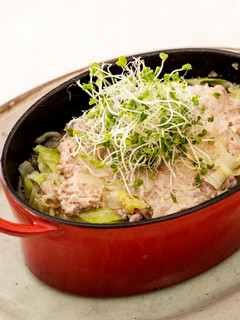 春キャベツとひき肉の重ね蒸し-レシピのメイン写真