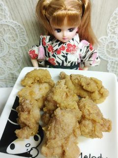 リカちゃん♡鶏の唐揚げ(芝麻醤)-レシピのメイン写真