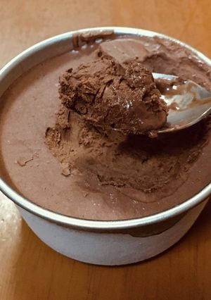 森永ホイッピーで作るなめらかチョコアイス-レシピのメイン写真