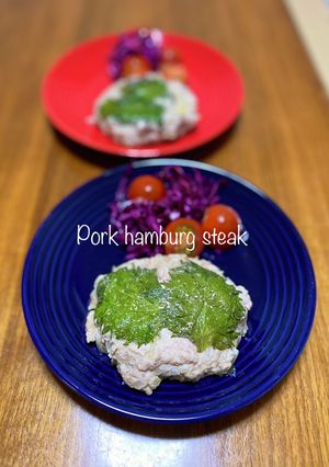 #冷めてもやわらか!ポークハンバーグ-レシピのメイン写真