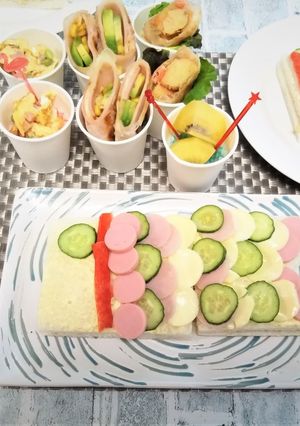 祝！　こどもの日・鯉のぼりサンドイッチ-レシピのメイン写真