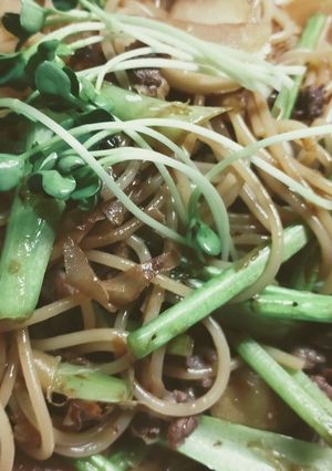 牛肉とカブの和風醤油パスタ-レシピのメイン写真