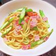 アスパラとベーコンの和風パスタ