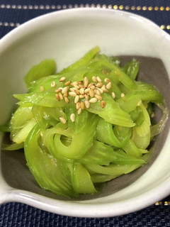 野菜摂取におすすめ セロリのきんぴら-レシピのメイン写真