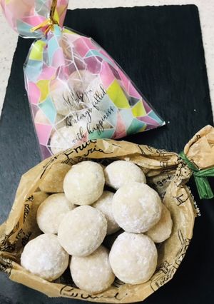 簡単☆きな粉とすりゴマのスノーボール♡-レシピのメイン写真