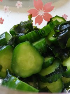 きゅうりとわかめの酢物-レシピのメイン写真