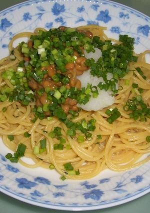 納豆おろしパスタ-レシピのメイン写真