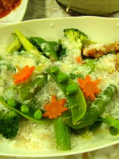 レンジで簡単♪ 蒸し野菜のかにあんかけ-レシピのメイン写真