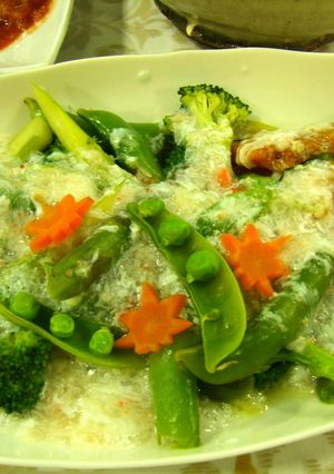 レンジで簡単♪ 蒸し野菜のかにあんかけ-レシピのメイン写真