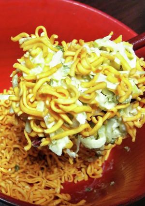 コールスローにチキンラーメンまぶし-レシピのメイン写真