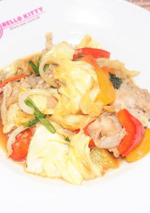 野菜たっぷり！豚肉の塩麹炒め-レシピのメイン写真