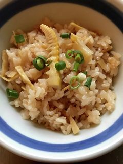 帆立貝と筍の炊き込みご飯-レシピのメイン写真