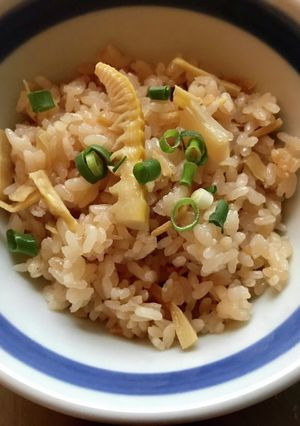 帆立貝と筍の炊き込みご飯-レシピのメイン写真