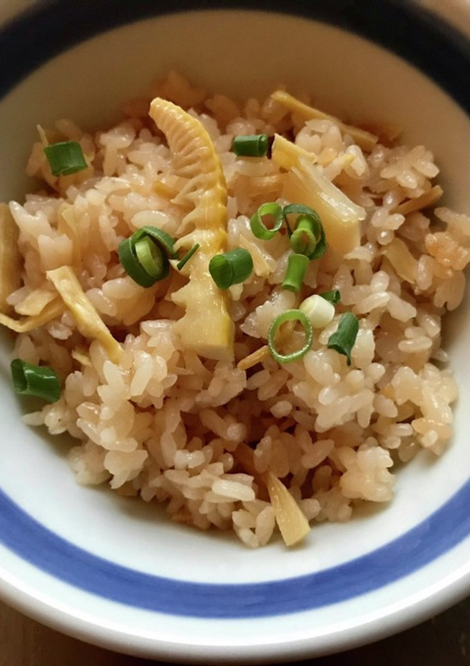 帆立貝と筍の炊き込みご飯-レシピのメイン写真