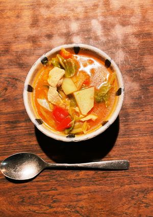 キャベツと純輝鶏のトマトシャンタンスープ-レシピのメイン写真