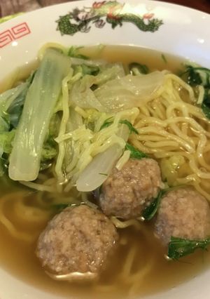 白菜と水菜と肉団子ラーメン-レシピのメイン写真