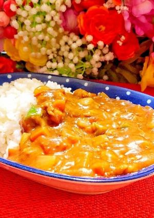 火を使わない〜レンチントマトカレー-レシピのメイン写真