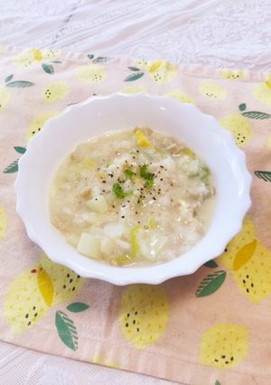 とろける♡白菜の豆乳リゾット-レシピのメイン写真