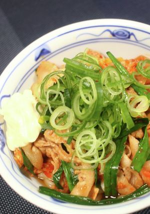 丸亀製麺の期間限定! 豚キムチぶっかけ♪-レシピのメイン写真