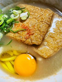 そば湯きつねうどん-レシピのメイン写真