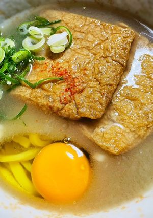 そば湯きつねうどん-レシピのメイン写真