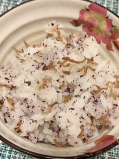 山椒ちりめんとゆかりの混ぜご飯-レシピのメイン写真