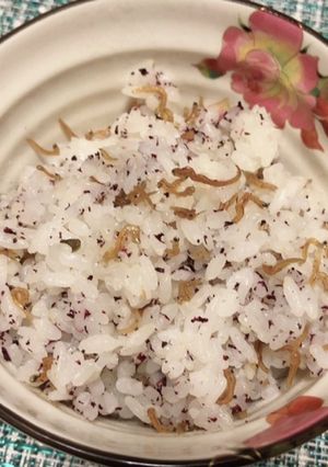 山椒ちりめんとゆかりの混ぜご飯-レシピのメイン写真