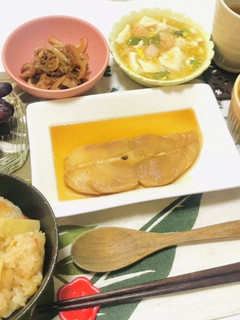 お魚メインの夕飯おかず・今日の晩ご飯-レシピのメイン写真