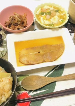 お魚メインの夕飯おかず・今日の晩ご飯-レシピのメイン写真