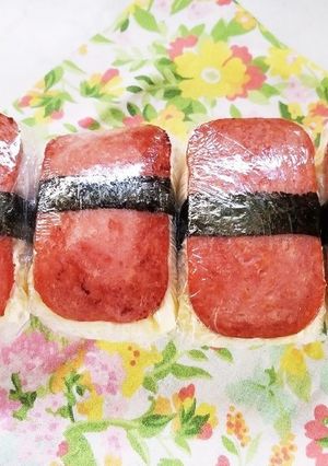 スパムにぎり♪-レシピのメイン写真