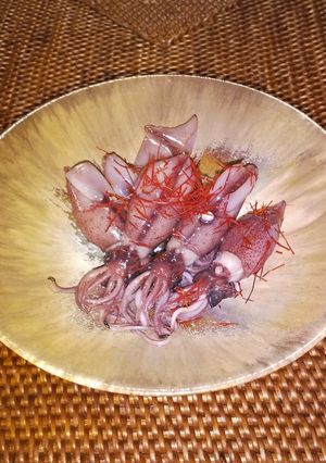 ホタルイカをごま油で-レシピのメイン写真