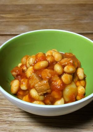 かんたんポークビーンズ-レシピのメイン写真