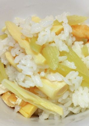 春の蕗 竹の子 炊き込みご飯-レシピのメイン写真