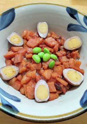 厚切りベーコンでお手軽な魯肉飯-レシピのメイン写真