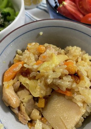 筍ご飯(鶏肉入り)-レシピのメイン写真