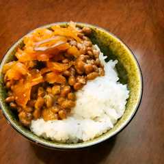 รูปของ 水戸の食卓より♪福神漬納豆