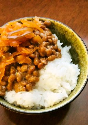 水戸の食卓より♪福神漬納豆-レシピのメイン写真