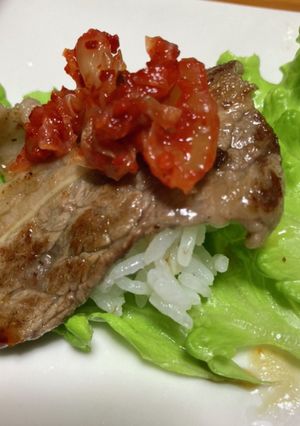 今日はおうち焼肉(レタスまき)-レシピのメイン写真