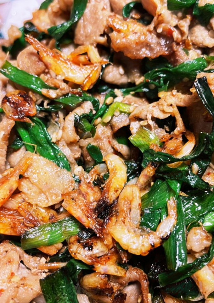 香ばしい!桜えびの豚肉炒め-レシピのメイン写真