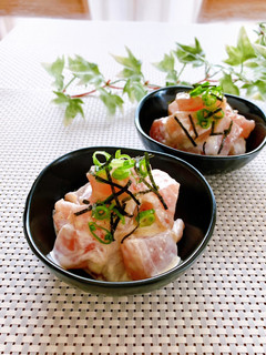 マグロのわさびマヨソース和え-レシピのメイン写真