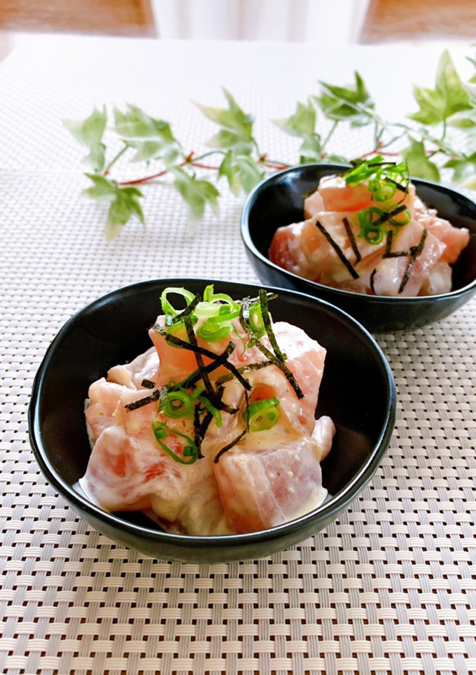 マグロのわさびマヨソース和え-レシピのメイン写真
