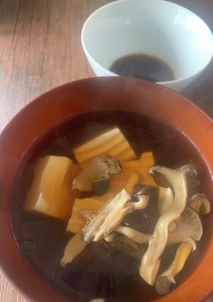 平茸と豆腐の湯豆腐風-レシピのメイン写真