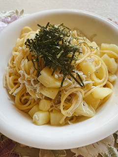 10分で完成!しらすとジャガイモのパスタ-レシピのメイン写真