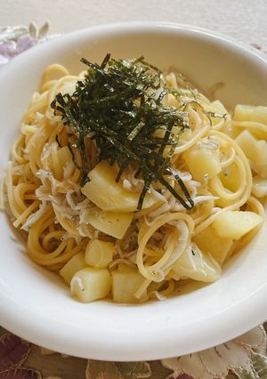 10分で完成！しらすとジャガイモのパスタ-レシピのメイン写真