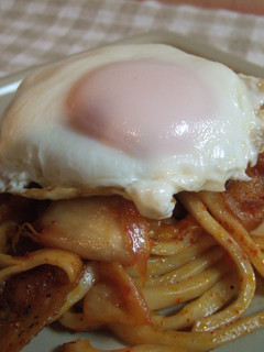 豚パリパリ☆キムチうどん-レシピのメイン写真