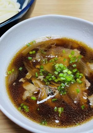 ２玉ペロリ!!我が家の肉汁うどん-レシピのメイン写真