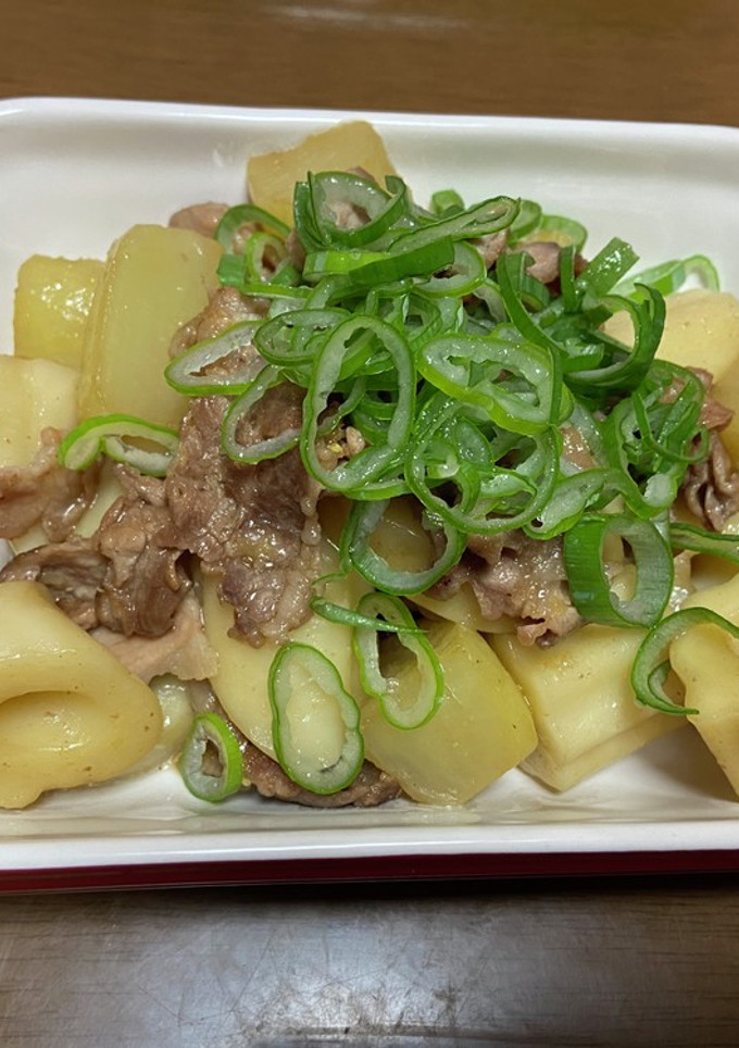 ちくわぶと豚肉のこってり煮-レシピのメイン写真